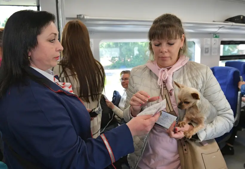 Электрички планируют включить в единую систему оплаты общественного транспорта Петербурга. Фото. © РИА Новости. Александр Гальперин