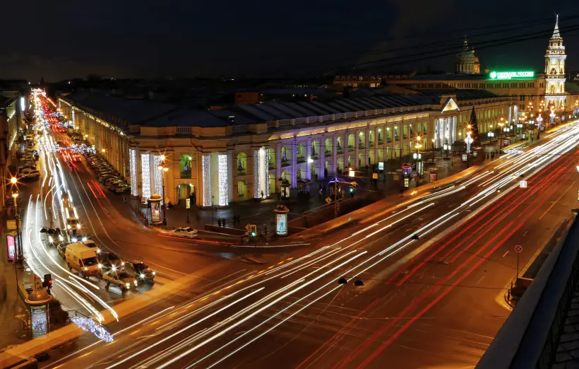 Согласован проект реконструкции двух корпусов Апраксина двора. Фото. © РИА Новости. Александр Демьянчук
