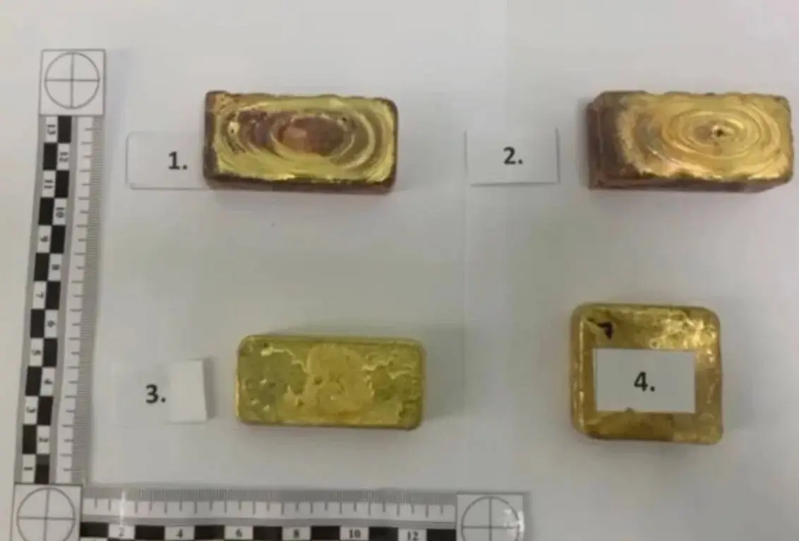 Золото почти на 22млн руб. нашли у иностранного водителя на таможне в Забайкалье. Фото. © Читинская таможня