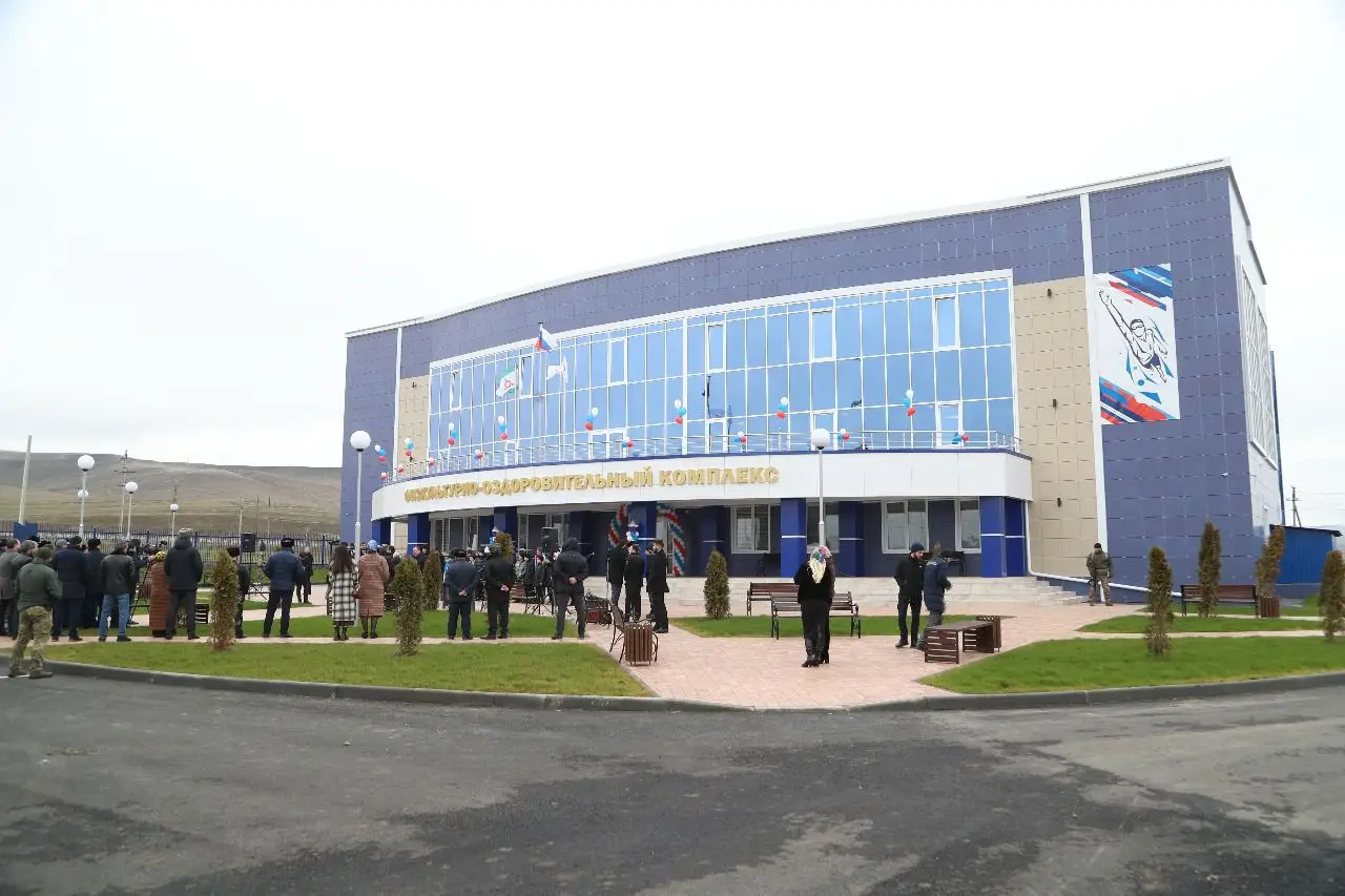 Ряд спортобъектов построят в Назрановском районе Ингушетии. Фото. © Пресс-служба главы Ингушетии. Юсуп Ханиев