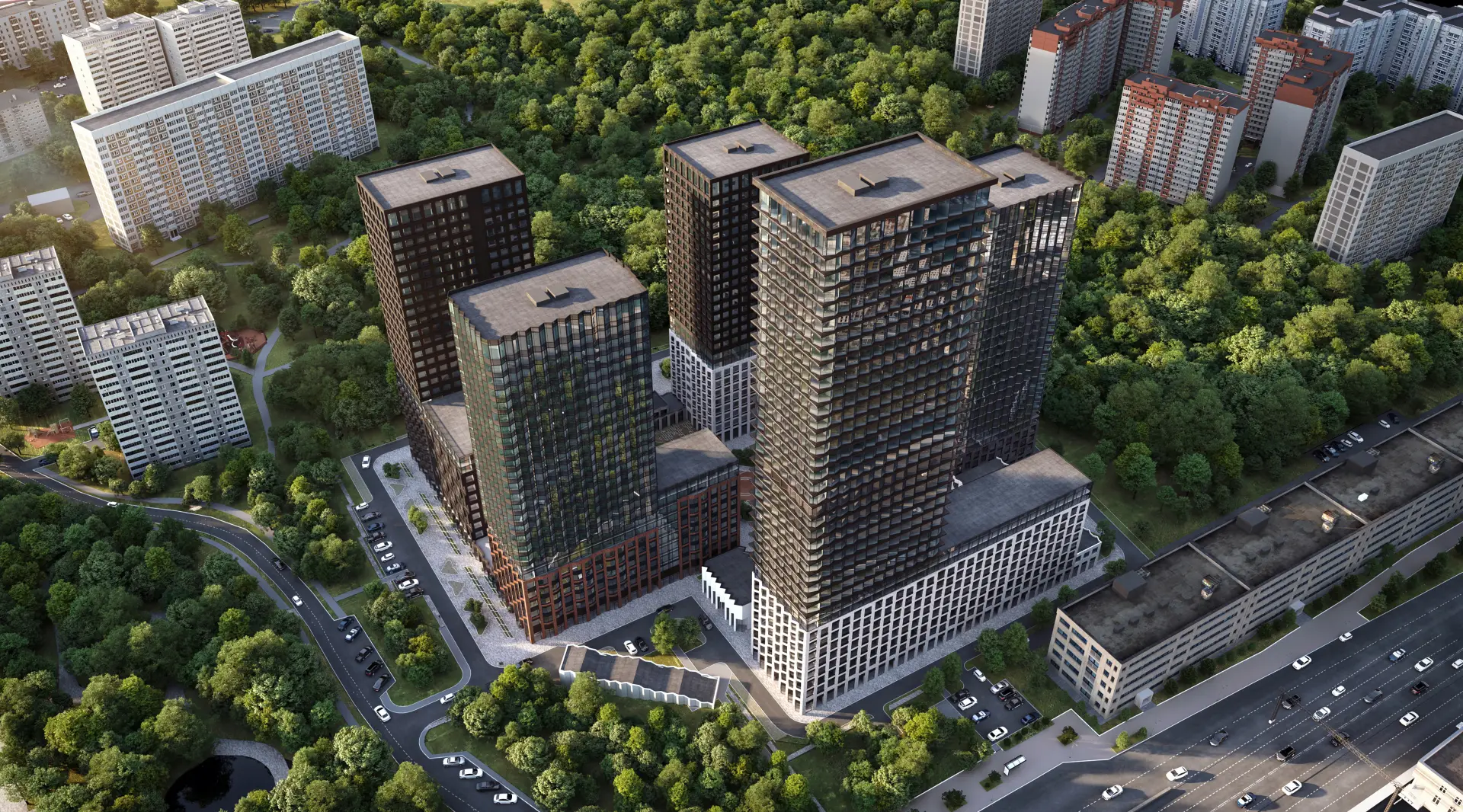 Обновление северо-запада Москвы: как застраиваются Хорошево-Мневники. Фото. © Иллюстрация ГК 