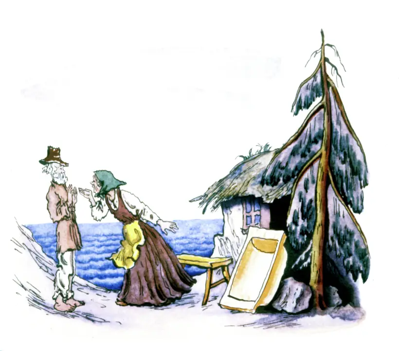 Фото1:Сказку "О рыбаке и рыбке" Пушкина чаще всего называют одной из самых любимых детских сказок. Фото