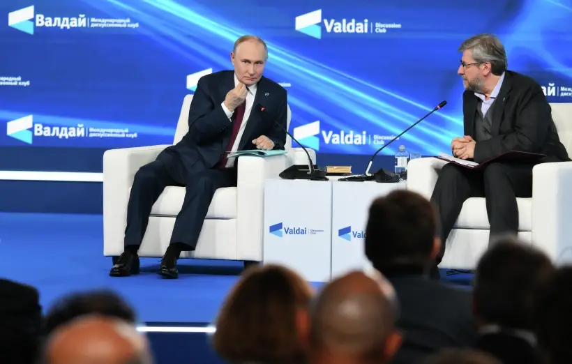 Путин: Россия воюет практически со всеми странами НАТО. Фото. © РИА Новости. Григорий Сысоев