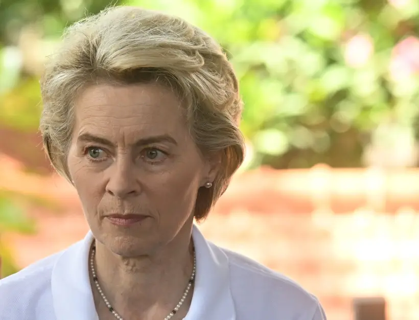 Фото. Президент ЕК Урсула фон дер Ляйен призвала "выстроить стену против беспилотников"