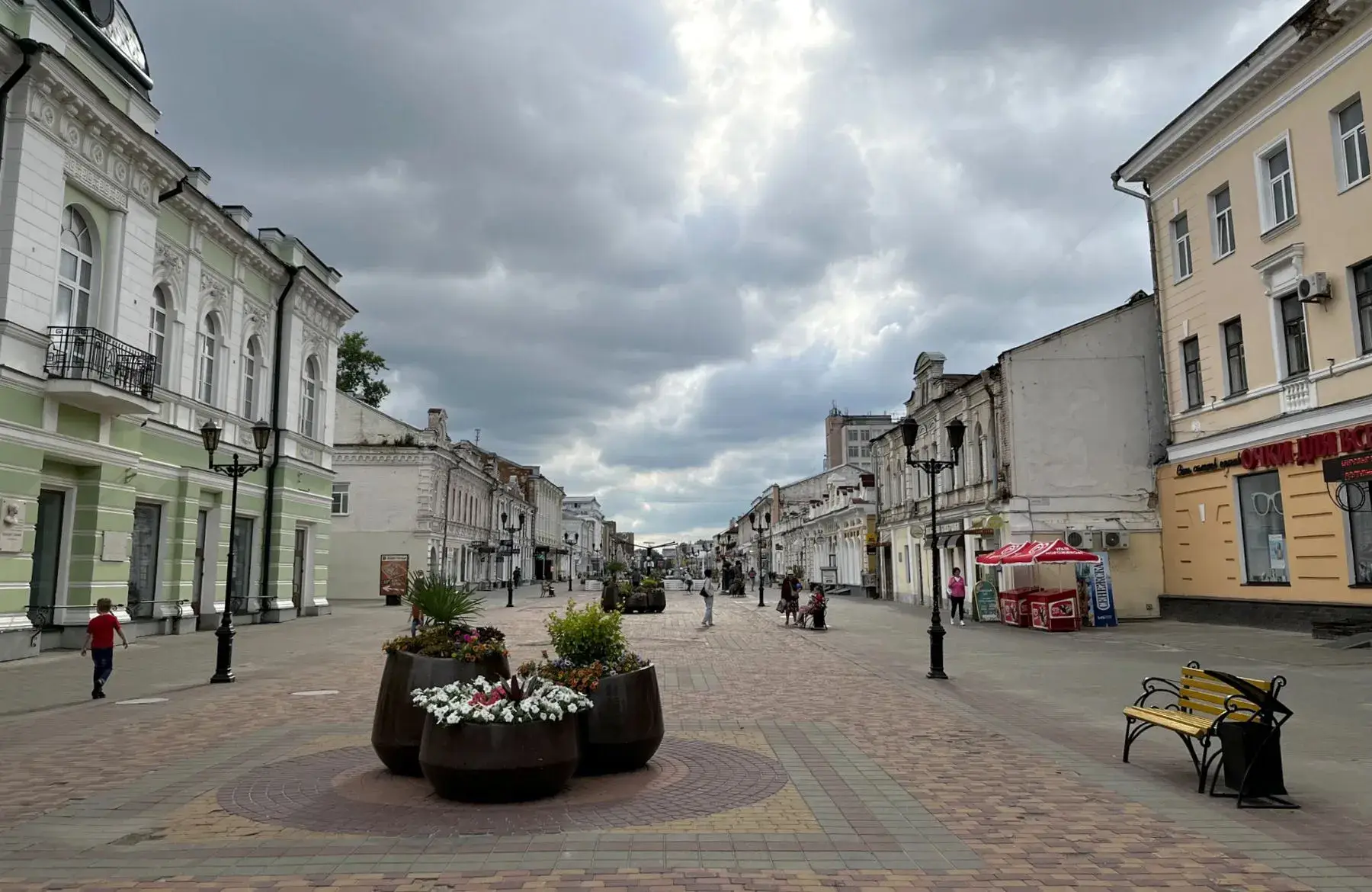 В бюджет Тамбовской области поступило 9 млн рублей турналога с начала года. Фото. Центральная пешеходная улица Тамбова. © 