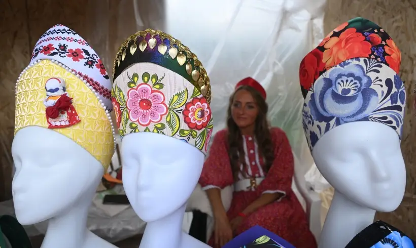 Фестиваль кокошника впервые пройдет в Челябинске. Фото. © РИА Новости. Кирилл Каллиников