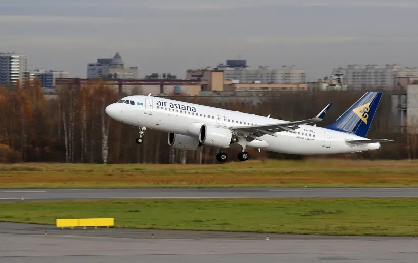 Air Astana совершает крупнейший в истории авиакомпании заказ на 50 Airbus A320neo. Фото. © РИА Новости. Александр Гальперин