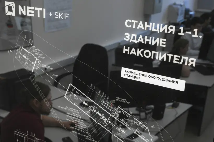 Станцию второй очереди начали проектировать для синхротрона СКИФ в Новосибирске. Фото. © РИА Новости. Александр Кряжев