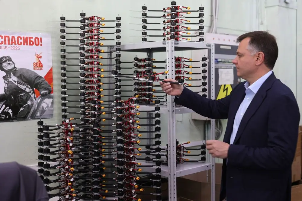 Ростовская область в 2026г получит 663 млн руб. на развитие производства беспилотников. Фото. © Пресс-служба губернатора Ростовской области. Павел Сапрыкин