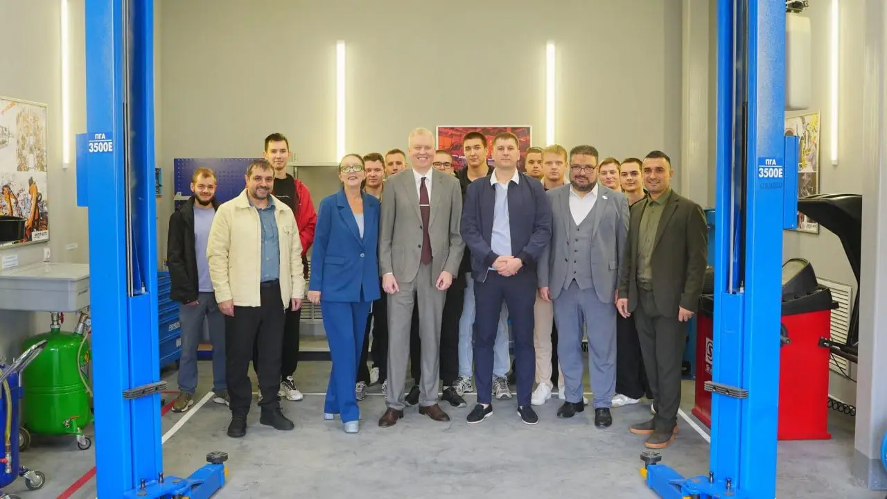 Новую лабораторию для студентов-транспортников открыли в КубГТУ. Фото. © Пресс-служба КубГТУ. Тимофей Волков