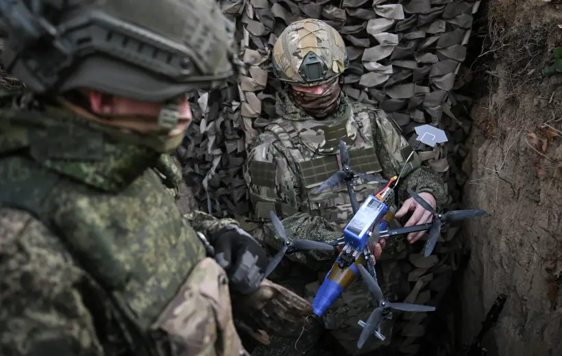 Российские дроны полностью контролируют воздушное пространство на линии соприкосновения в Красноармейске. Фото