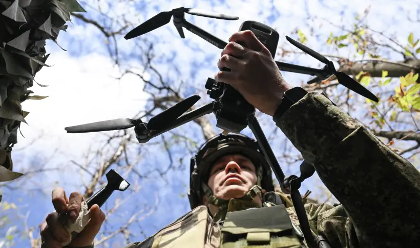 Войска беспилотных систем вооружены всеми видами современных дронов - военные. Фото. © РИА Новости. Станислав Красильников