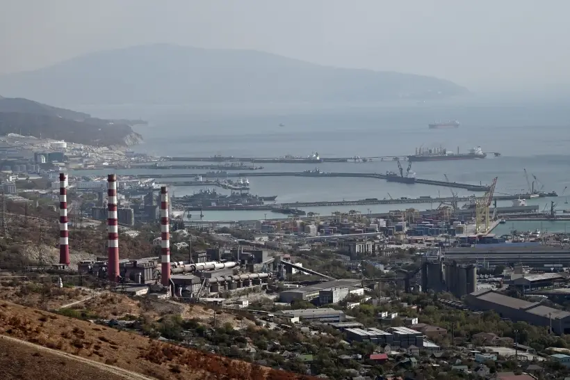 Песков: РФ имеет потенциал для ликвидации последствий атак на порт в Новороссийске в сжатые сроки. Фото. © РИА Новости. Екатерина Чеснокова