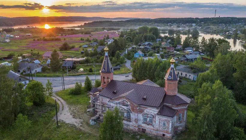 Чугуноплавильный завод XVIII века отреставрируют в Карелии. Фото. © РИА Новости. Илья Тимин