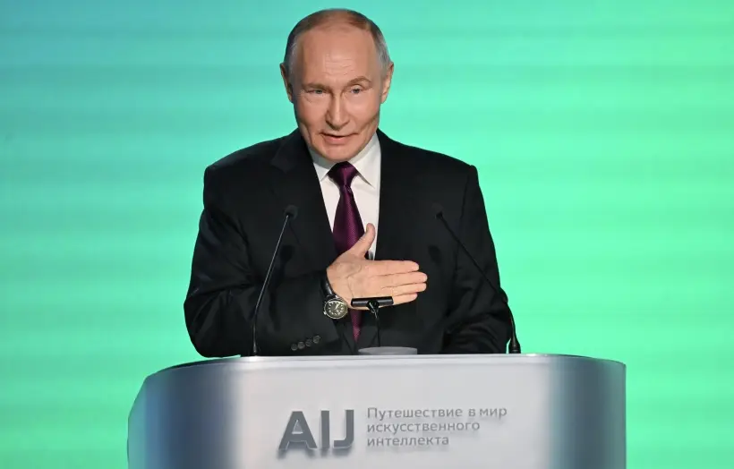 Путин: нужно обеспечить суверенитет данных пользователей в контуре РФ. Фото. © РИА Новости. Кристина Кормилицына