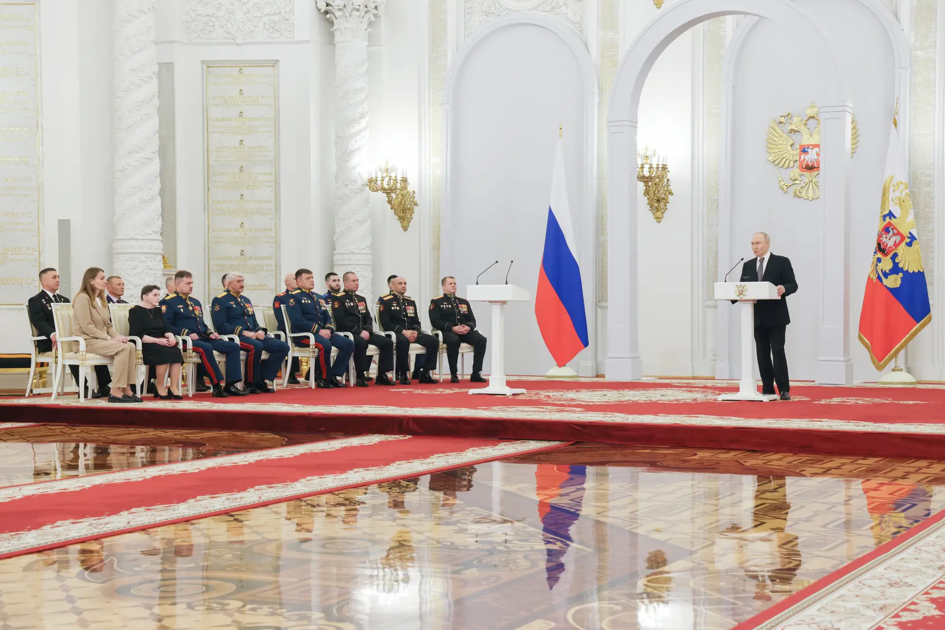 Путин: Российские военные в зоне СВО - настоящие герои. Фото. © РИА Новости. Владимир Гердо