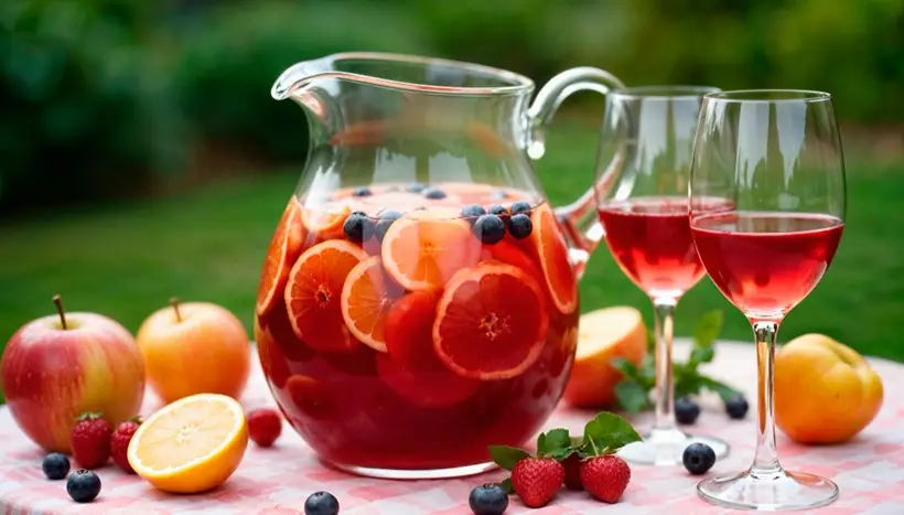 Вино и фрукты: сангрия. История и рецепты напитка для приготовления дома. Фото. © Freepik