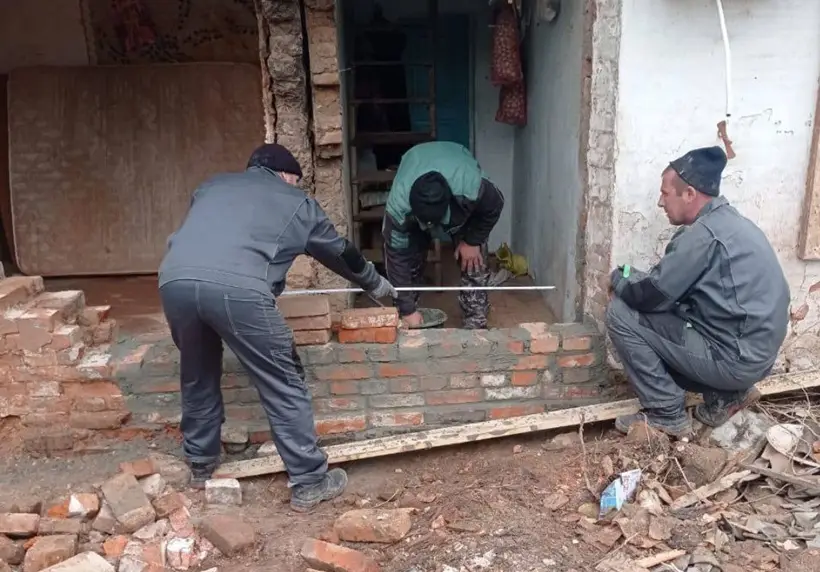 Ингушетия отправила в Запорожскую область более 20 тонн стройматериалов. Фото. © Минстрой Ингушетии. Индира Барахоева