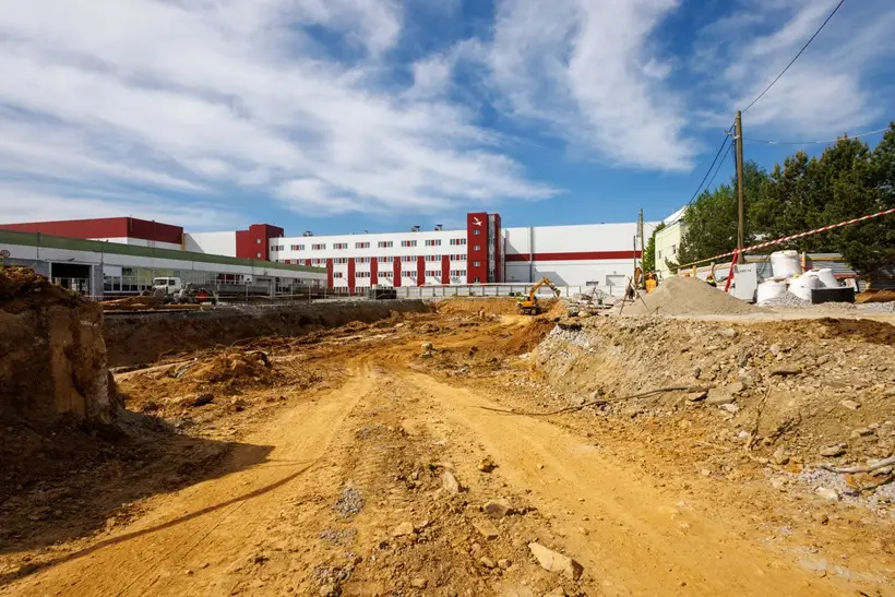 © Пресс-служба "Синара-Девелопмент". Административный корпус (начало строительства)