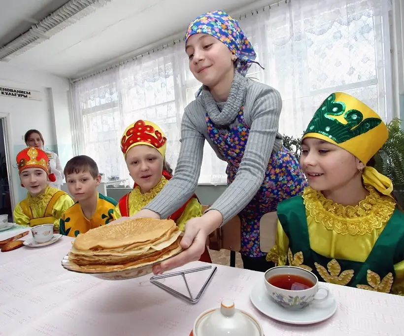 блины. фото