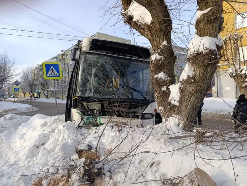 Семь человек пострадали в ДТП с автобусом во владимирском Муроме. Фото. © Пресс-служба УМВД России по Владимирской области