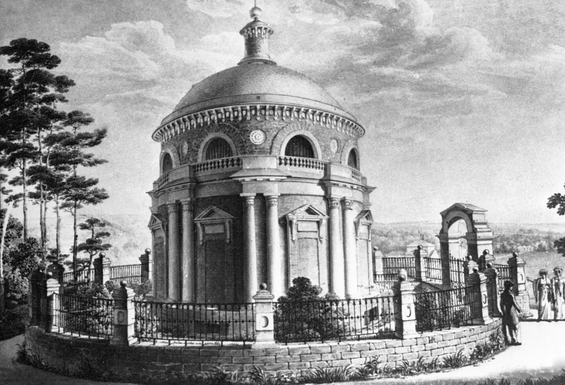 Музей на территории основанной Екатериной II усадьбы отреставрировали в Тульской области. Фото. Родовой склеп графов Бобринских в имении Бобрики. © РИА Новости