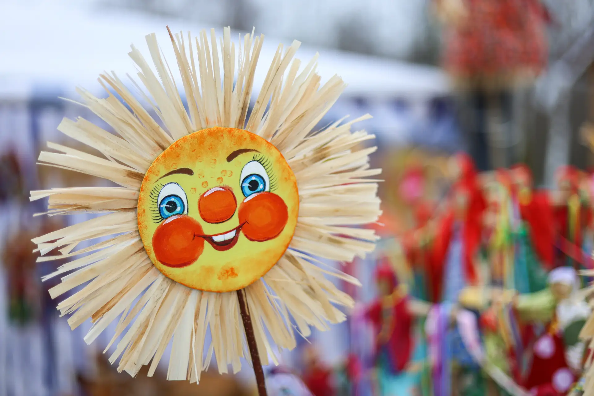 Бегом в лаптях и блинной эстафетой отметят Масленицу в Вологде. Фото. © РИА Новости. Артем Пряхин