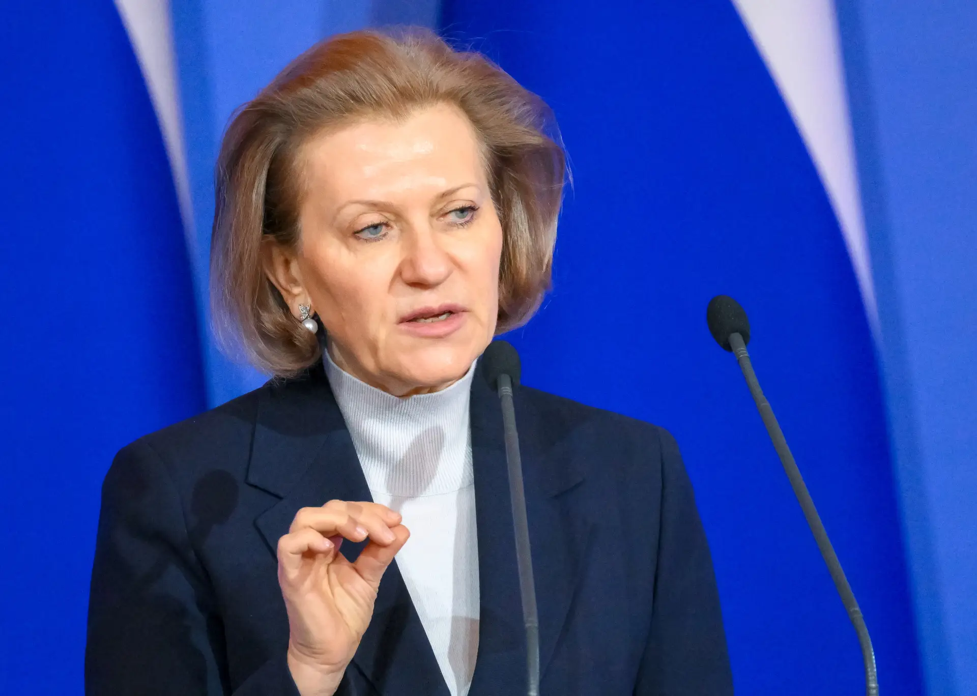 Попова: рисков для граждан РФ в части распространения вируса Нипах нет. Фото. © РИА Новости. Евгений Биятов