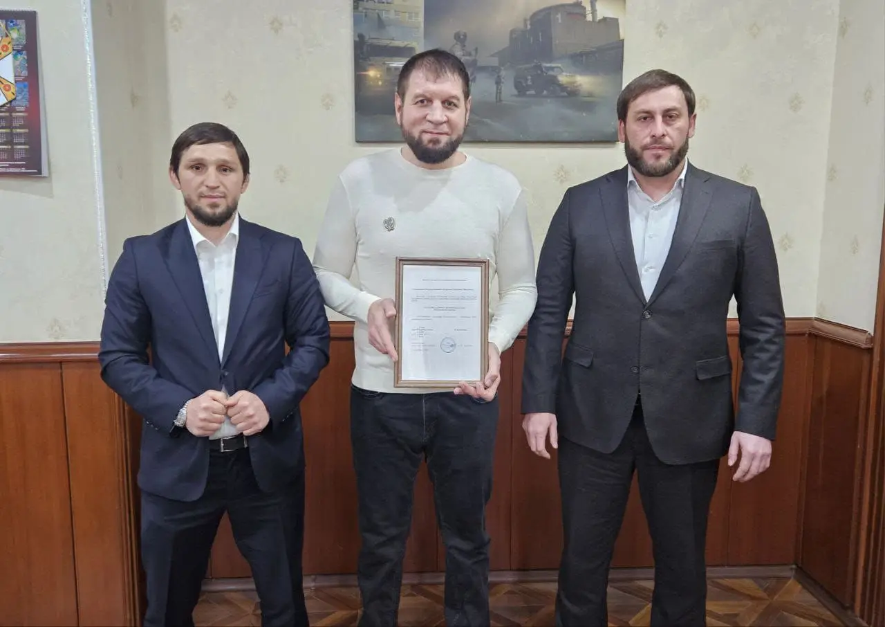 Александр Емельяненко. © Пресс-служба главы Ингушетии. Юсуп Ханиев