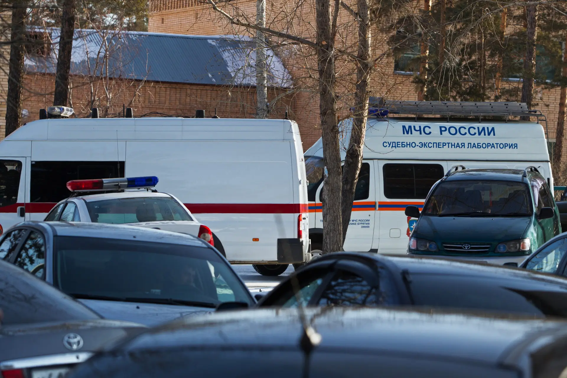 Трое пострадавших госпитализированы после инцидента в красноярской школе. Фото. © РИА Новости. Андрей Огородник