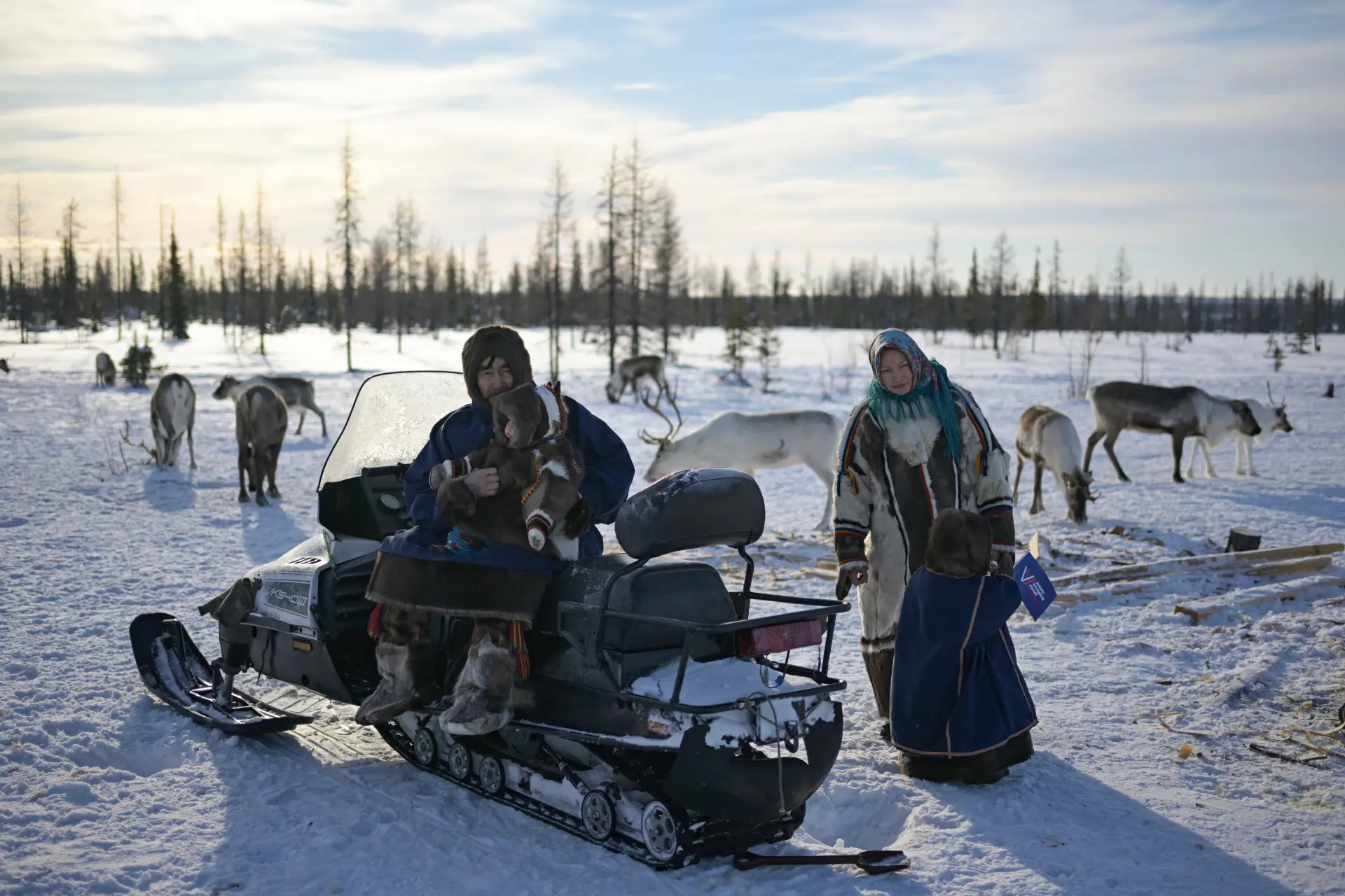 Волонтеры очистят от мусора природный парк, этностойбище и станцию связи в ЯНАО. Фото. © РИА Новости. Александр Кряжев