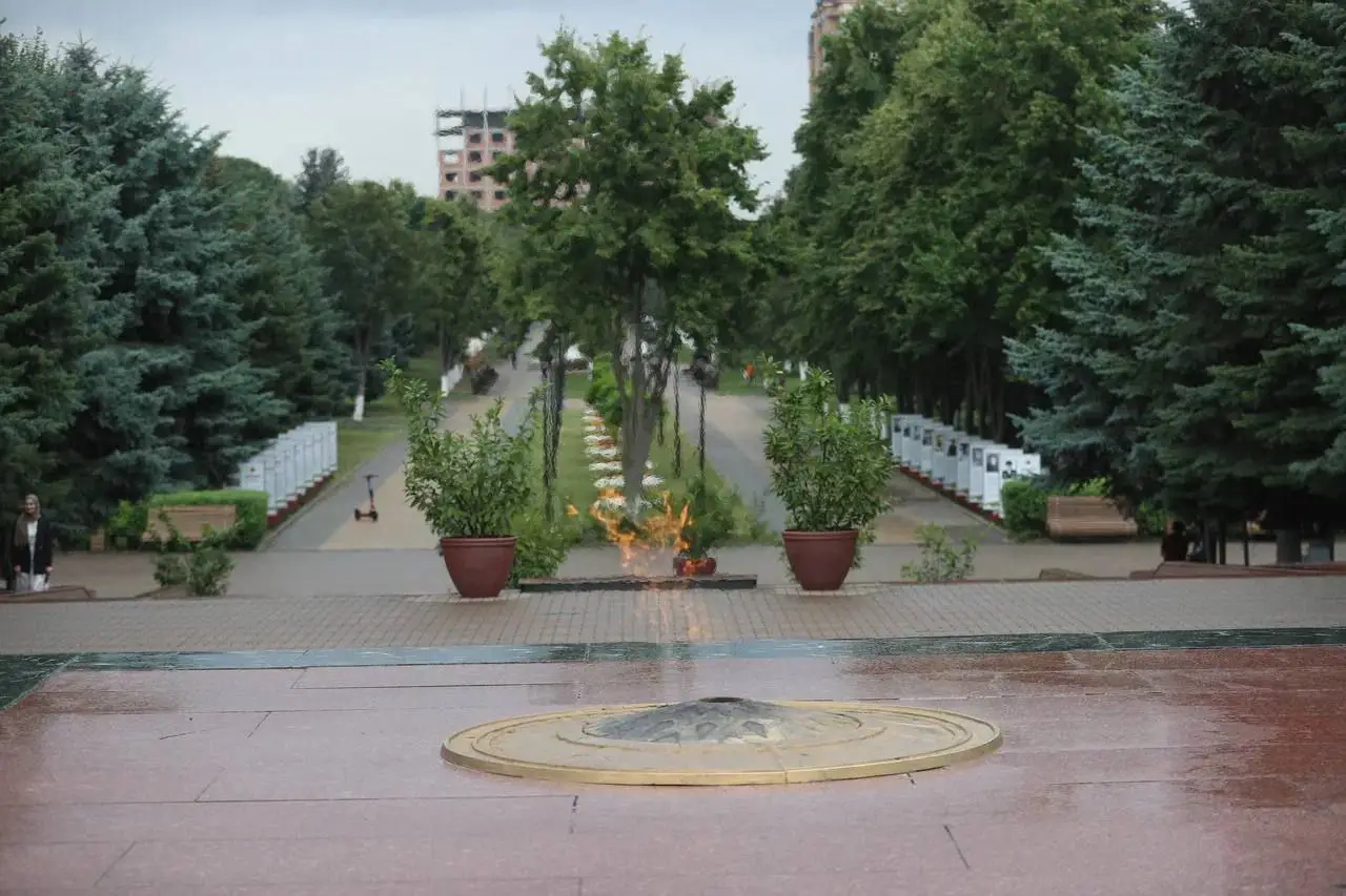 Аллея памяти воинов-афганцев © Пресс-служба главы Ингушетии. Юсуп Ханиев