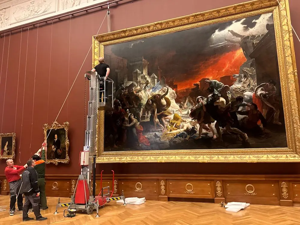 Шедевры Брюллова вернулись в Русский музей после выставки в Москве. Фото. © 