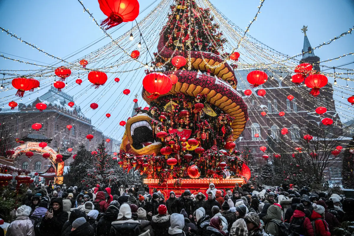 Россия станет одним из самых популярных направлений поездок туристов из КНР на Новый год. Фото. © РИА Новости. Владимир Астапкович