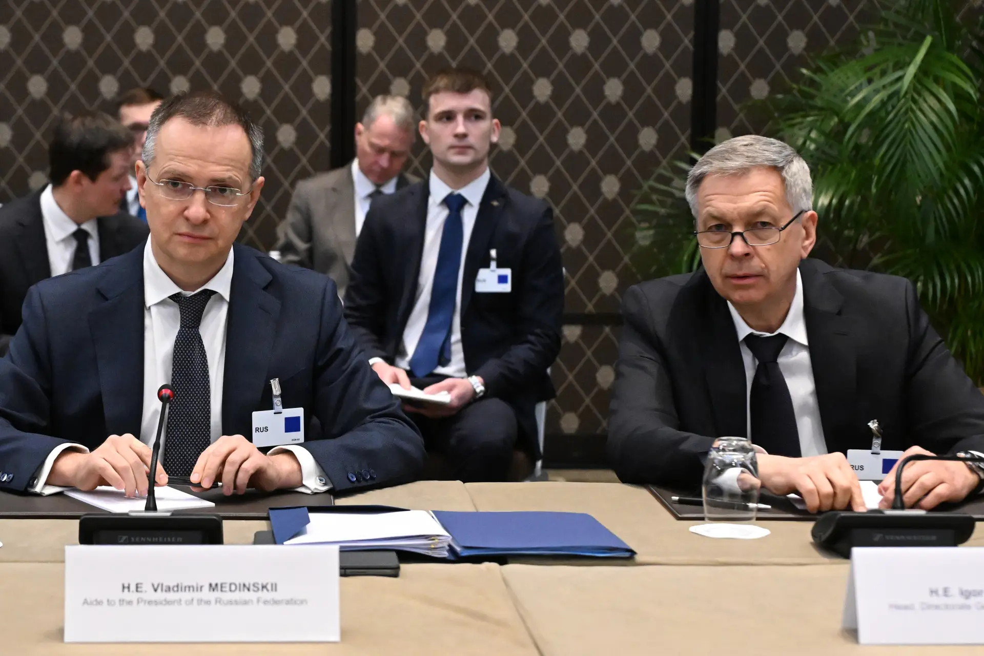 Мединский назвал тяжелыми, но деловыми переговоры с Украиной в Женеве. Фото. © РИА Новости. Екатерина Чеснокова
