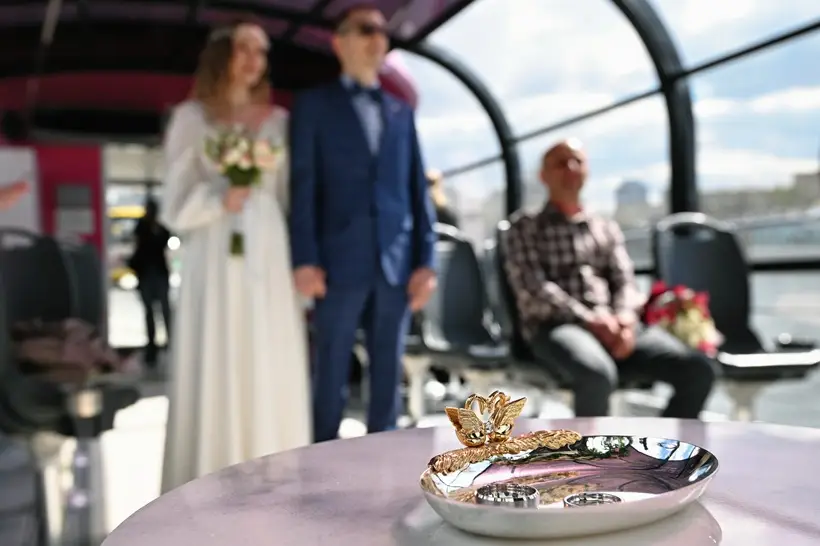 Рекордное число браков было заключено на московских площадках 