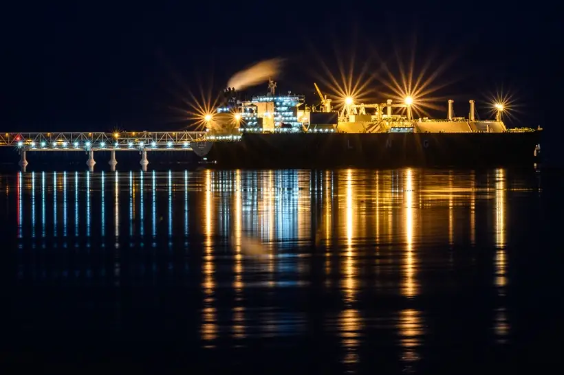 Российский газовоз 