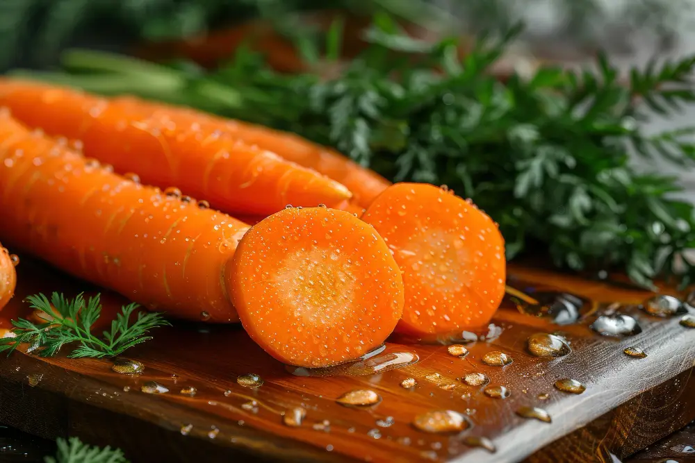 Провитамин А (бета-каротин) содержится в моркови. Фото