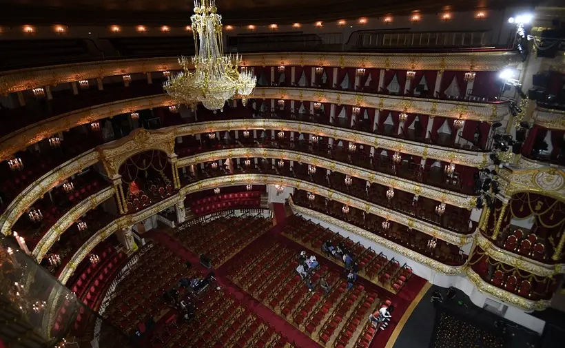 Люстра в Большом театре. Фото