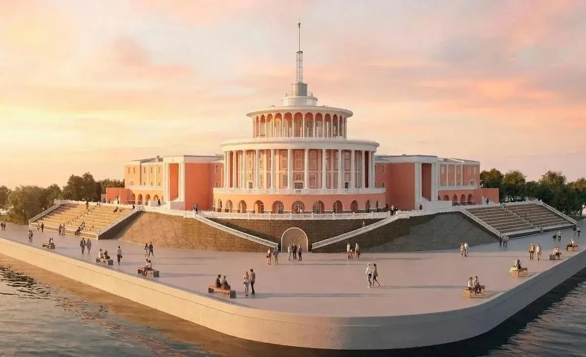 Исторический облик речного вокзала в Твери воссоздают с помощью BIM-модели
