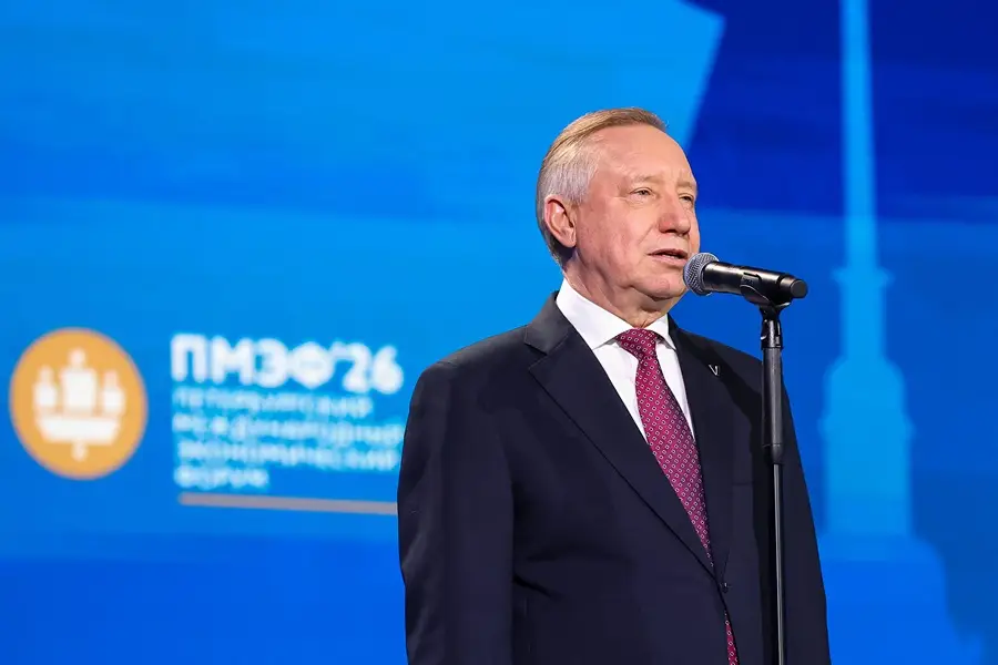 Петербург заключил на ПМЭФ-2026 соглашения на 731 млрд рублей - Беглов. Фото. © Донат Сорокин/ТАСС