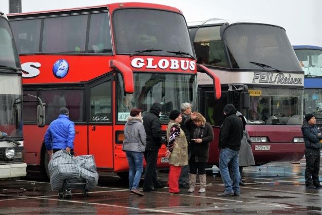 Междугородние автобусные рейсы частично отменены в Приамурье из-за снегопада