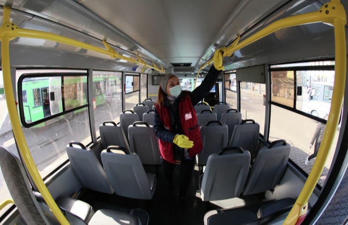 Новые правила обработки автобусов введены в Забайкалье из-за COVID-19