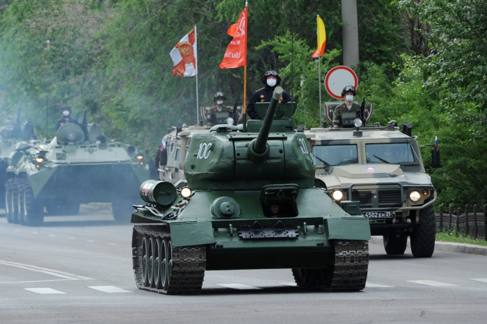 Проход военной техники в день 75-летия Победы пройдет в четырех городах Кузбасса