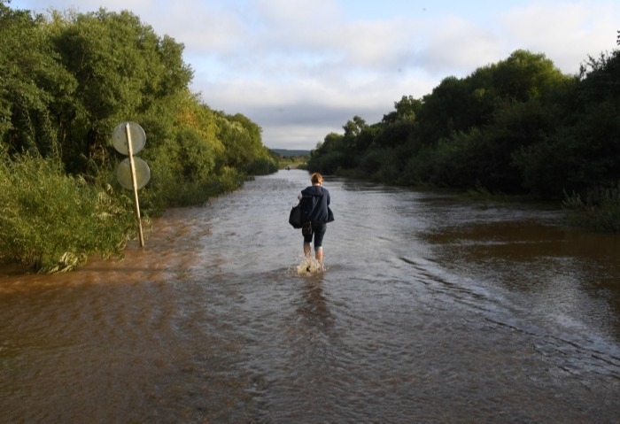 Паводок в Нижних Сергах Свердловской области пошел на спад
