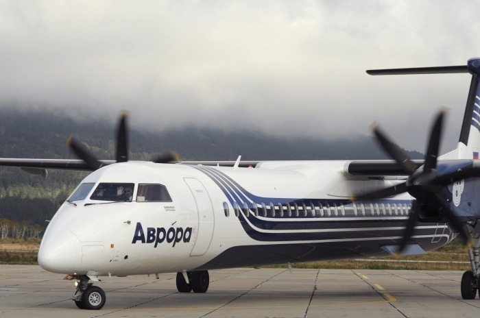 Авиакомпания "Аврора" в I полугодии снизила перевозку пассажиров в 2 раза