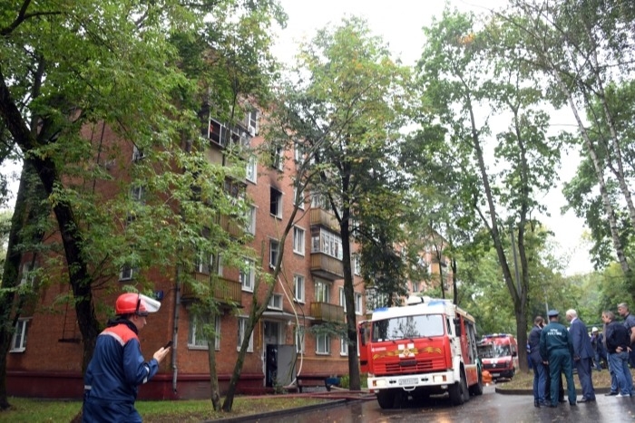 "Мосгаз": газовое оборудование не является причиной пожара в жилом доме в Москве