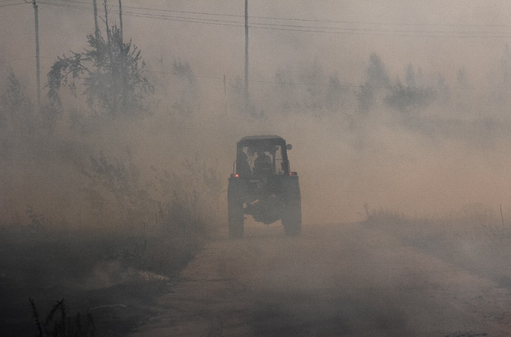 Природный пожар у воронежского поселка Лушниковка локализован на площади 130 га