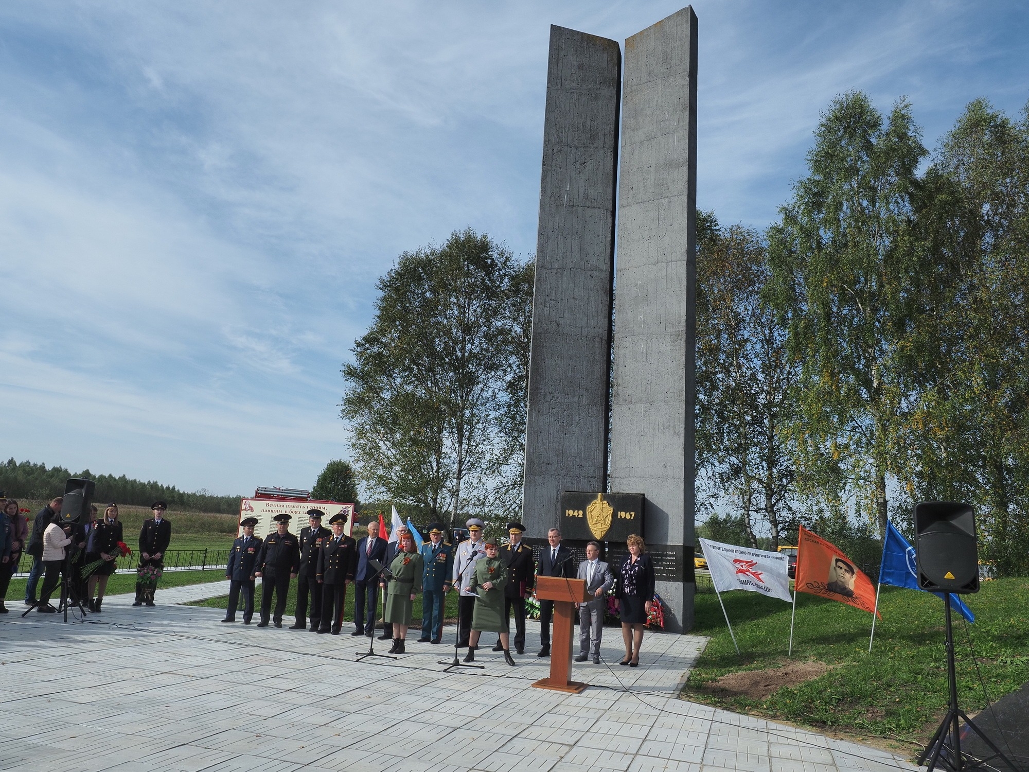Мемориальный комплекс в честь лыжников-разведчиков мотострелковой бригады особого назначения открыли после реставрации в Калужской области