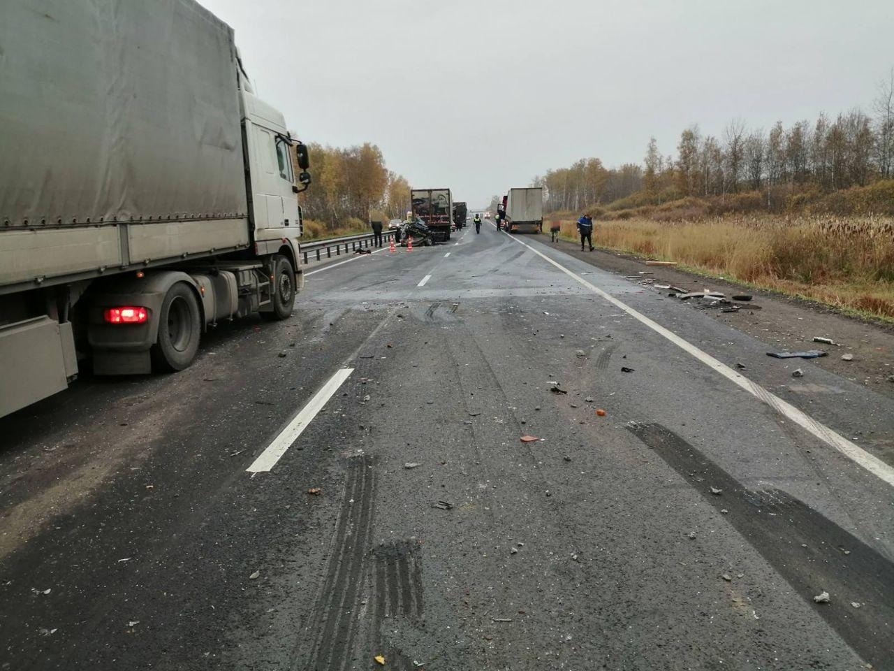 Один человек погиб и четверо пострадали в массовом ДТП во Владимирской области
